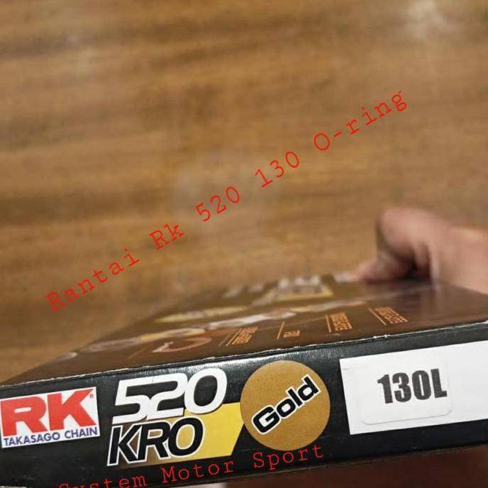 TERBARU - Rantai Rk 520 130 O ring ninja 250 all new zx25r er6n zx6 not wr3 sss