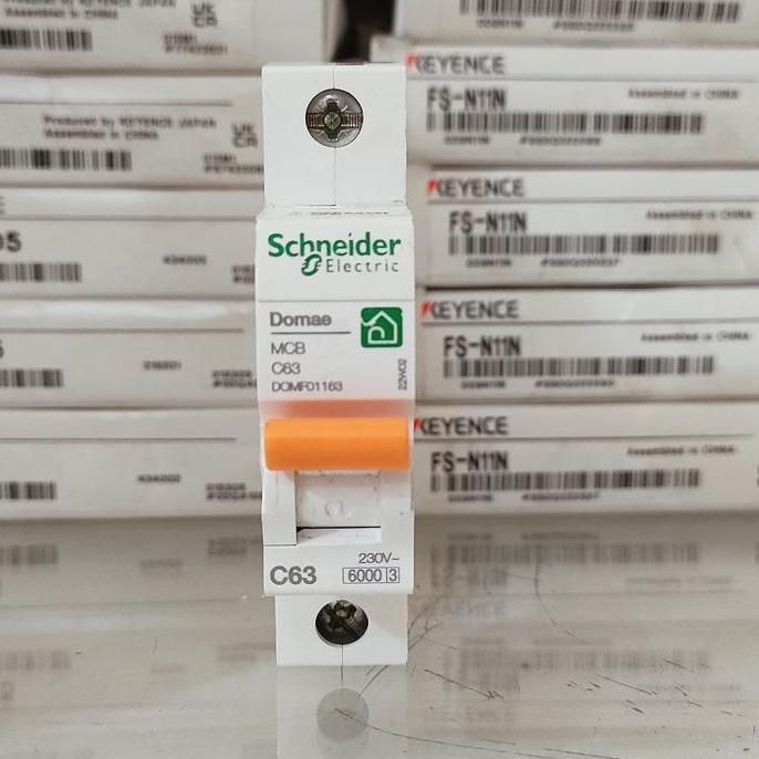 TERBARU - MCB SCHNEIDER DOMAE 1P C63 / 63A