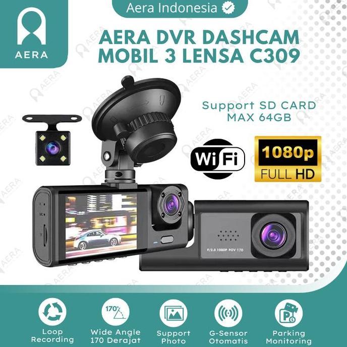Dvr Dashcam Mobil C309 - Kamera DVR Mobil