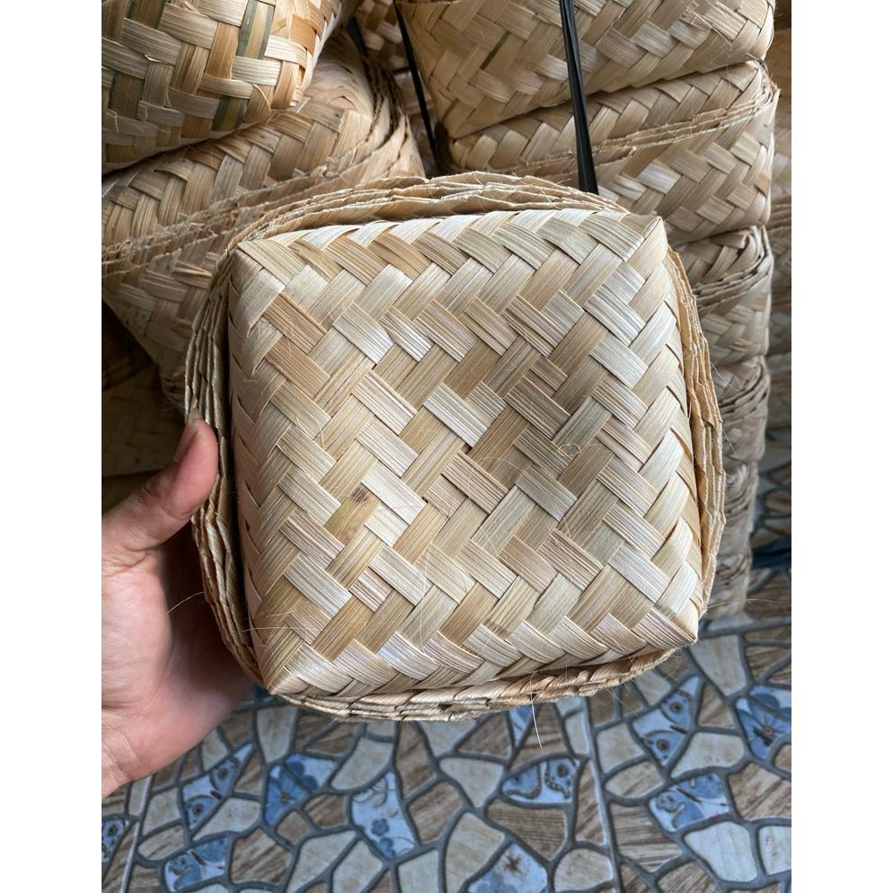 Besek Bambu 15X15 Besek Daging Dll