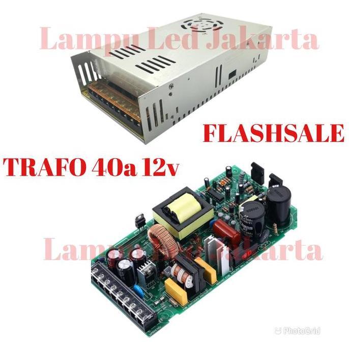 Trafo 40a 12v 480watt. Powersupply 40a 12v 480w. trafo travo cctv 40A ready