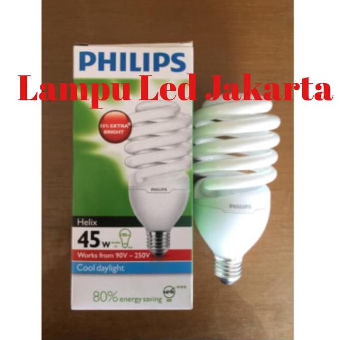 Bohlam philips helix 45watt. Tornado philips helix 45watt 45w 45 w terlaris