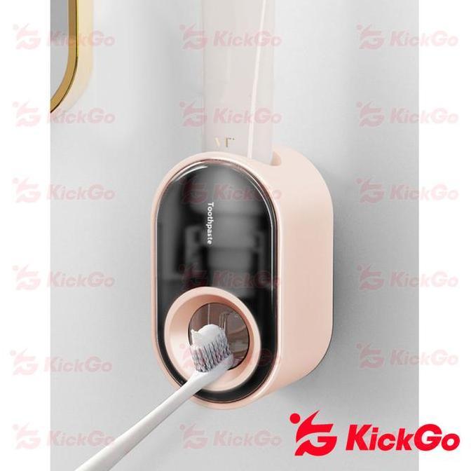 Kickgo Dispenser Pasta Gigi Otomatis Tempat Pasta Gigi Dispenser Odol Gigi Manual Dispenser Pasta Gi