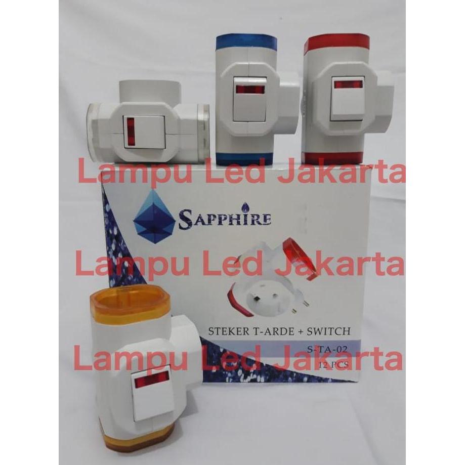 Steker T arde saklar. Steker arde T + saklar. Kualitas bagus. SNI original