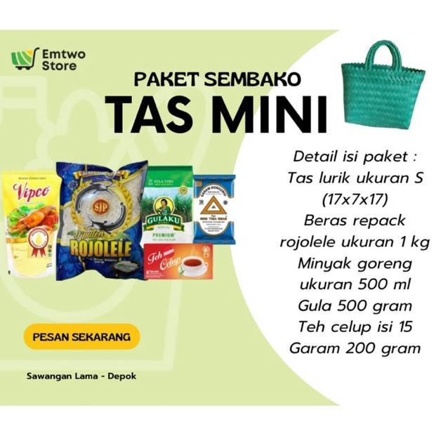 Paket Sembako Tas Mini