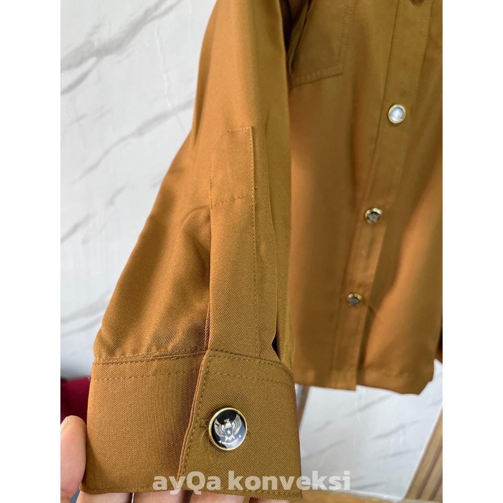 Cuci Gudang !!! Baju Seragam Pemda Pdh Guru/ Pns Wanita Warna Khaki Tua