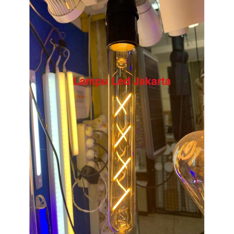 Lampu LED filamen panjang. Lampu LED filamen edison tipe panjang ready