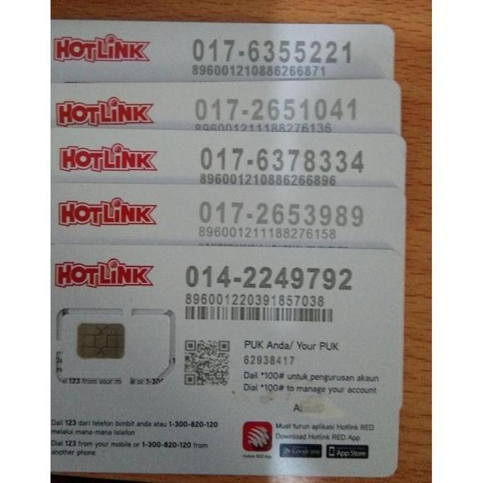 Maxis/Hotlink Bisa request nomor cantik