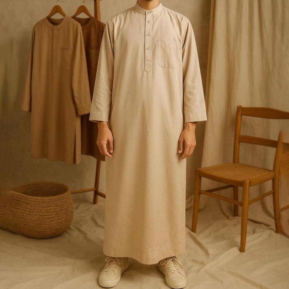 NEW Nash Daily Wear | Baju Gamis Jubah Pria Thobe KHALID Series | Gamis Pria KHALID series