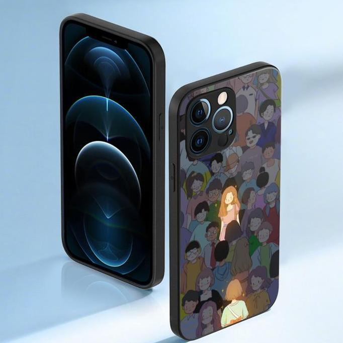 Casetuf Couple Bestie Aesthetic Case untuk iPhone