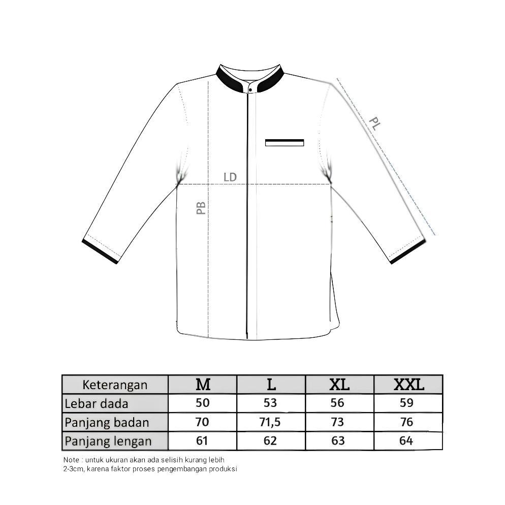 BESTPROMO Baju Koko Pria Lengan Panjang Polos Motif Yisunsin Warna Hijau Original Elrumi