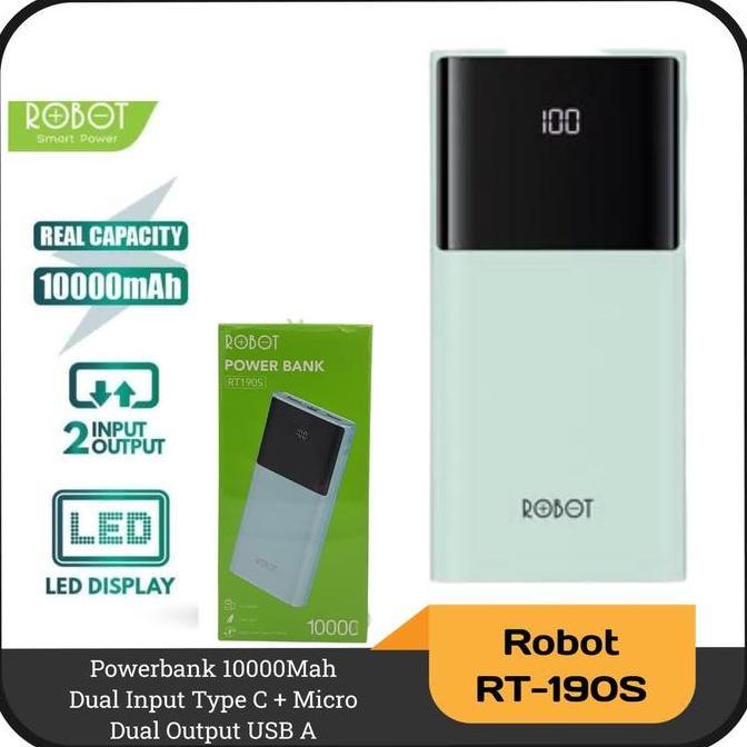 Powerbank Robot RT190 /RT190S 10000Mah