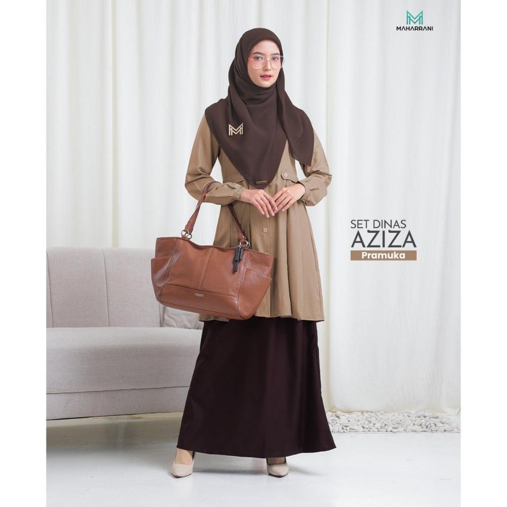 New Deals One Set Dinas, Aziza One Set, Set Dinas, Set Baju Kerja, Tunik Kerja, Seragam Pns, Seragam