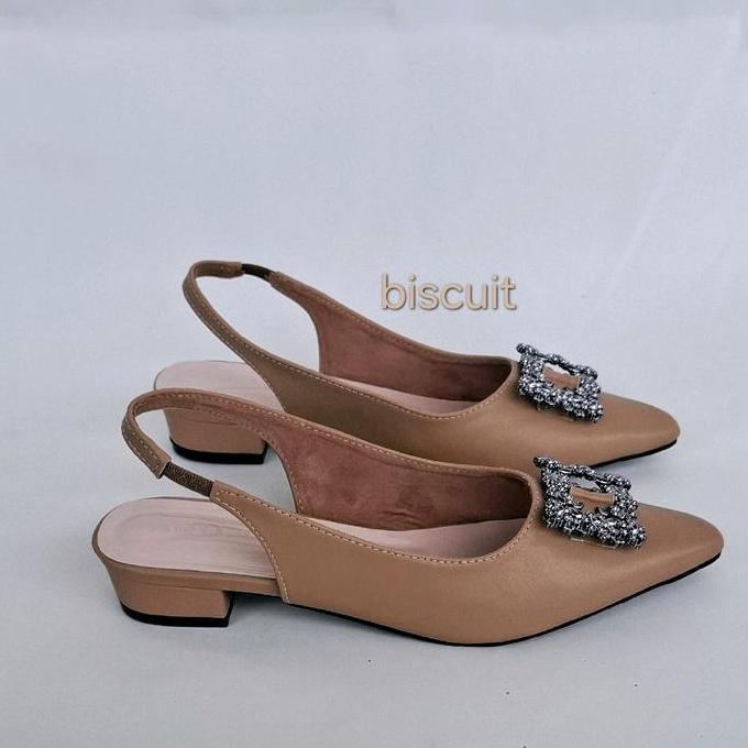 DA79 - sepatu sandal wanita heels mules sandal wanita kekinian  ukuran jumbo