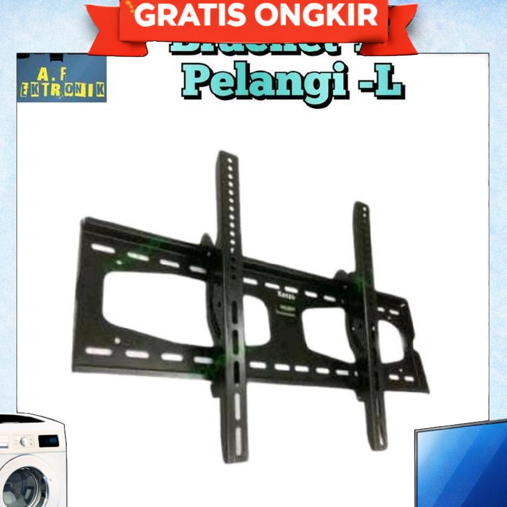 Bracket Tv Tebal Ukuran L 43-65 Inch / Bracket Pelangi
