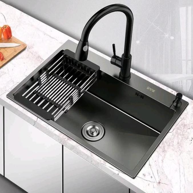 Bak Cuci Piring Stainless Hitam /Black Zink/ Kitchen Zink Hitam 6045