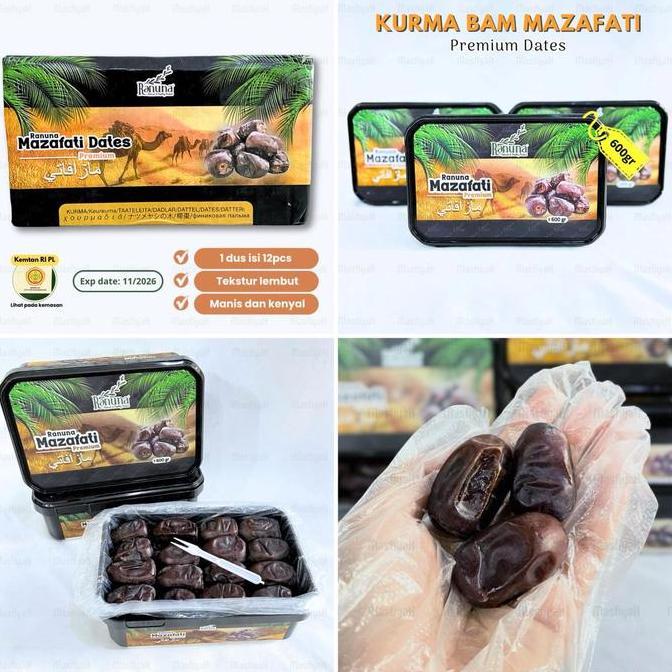 OISHION RANUNA MAZAFATI 600GR KURMA BAM KURMA MAZAFATI KURMA ANGGUR KURMA BAM MAZAFATI KURMA BAM 600