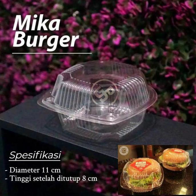 Mika Roti Burger Hamburger/Mika Bolu/Mika Burger