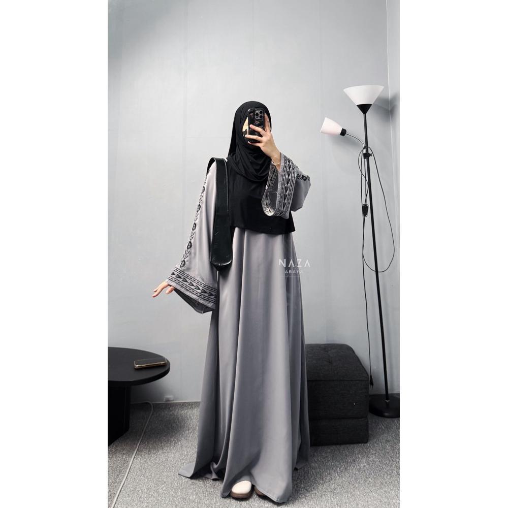 Gratis Ongkir Meyra Abaya Premium || Gamis Abaya Hitam Remaja Dewasa Simple Termurah