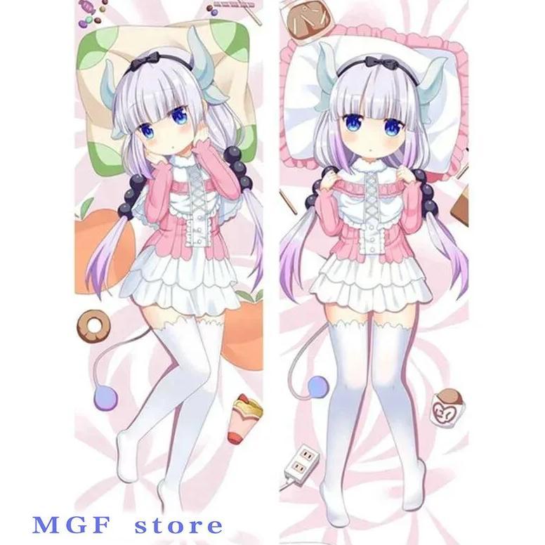 50*160cm Anime Kobayashi-San Chi No Dakimakura Pillow Case Miss Kobayashi's Dragon Maid Kanna Kamui 