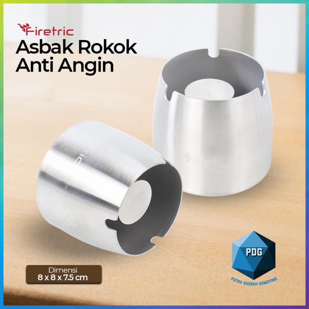 TERMURAH ASBAK ROKOK Anti Angin Stainless Steel Tempat Puntung dan Asbak Mobil Portable Warna PREMIU