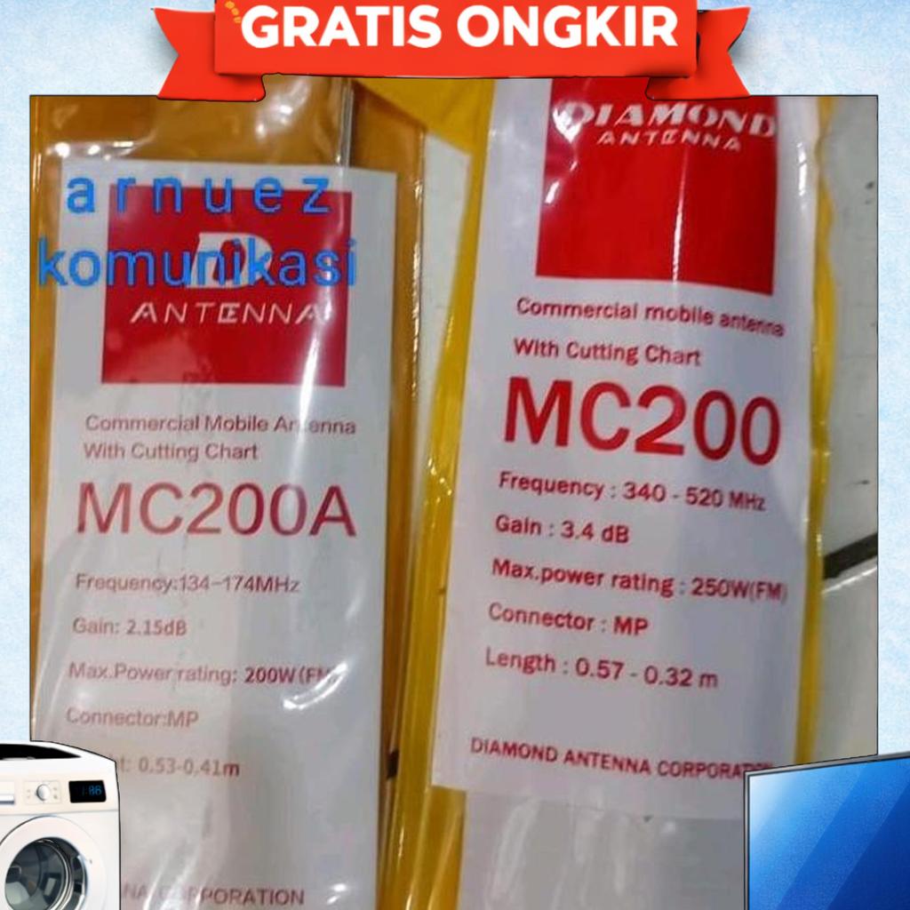 Antena Mc 200A Diamond Uhf 340-520Mhz Antena Mobil Uhf
