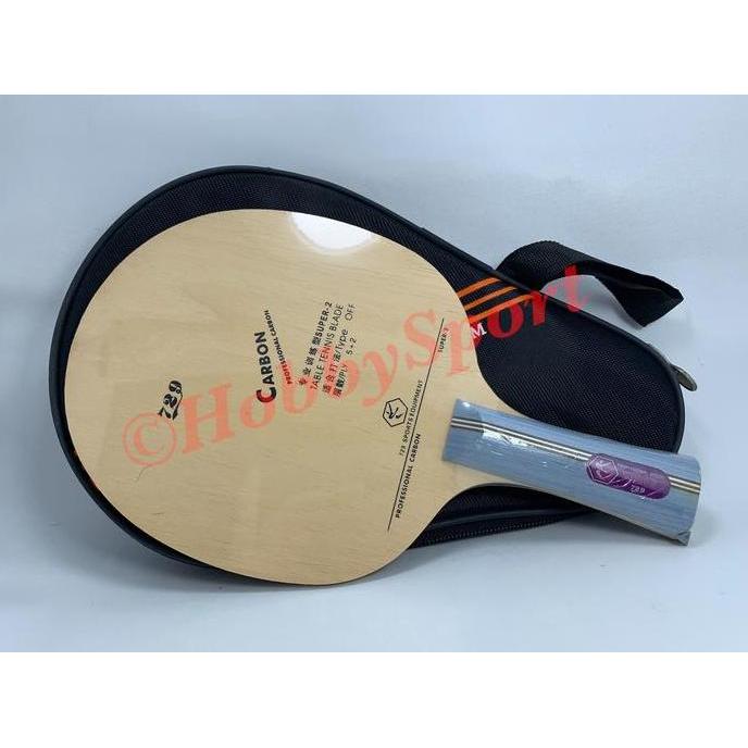 Bad Bat Bet Blade Pingpong / Tenis Meja 729 Super-2 Ori Carbon Kayu