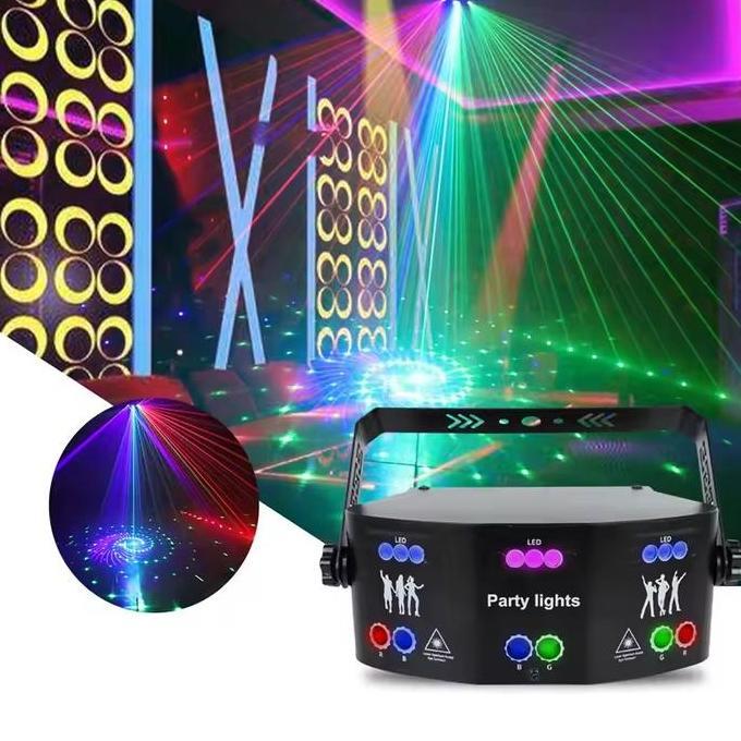 Lampu Disco Laser Lighting Panggung LED RGB original