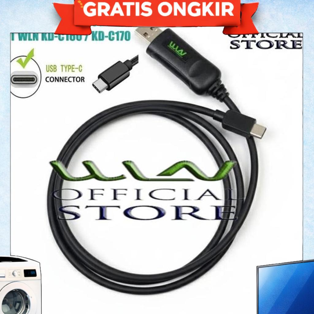 Kabel Data Programming Ht Usb Type-C Untuk Ht Wln Kd-C160/C170/C70 Pro