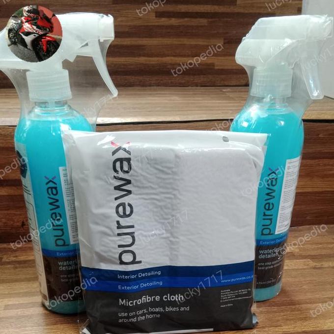 Promo Paket 2 Purewax Fastwax For Wash And Wax For Car And Motorcycle