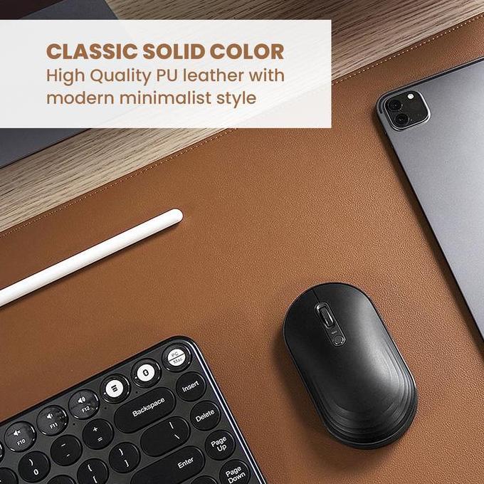 UNEED Premium Mousepad PU Leather Desk Pad Waterproof