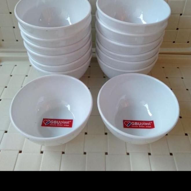 1 Lusin Mangkok Kobokan Kecil Mangkok Melamine Kecil Mangkok Kuah Gbu S101