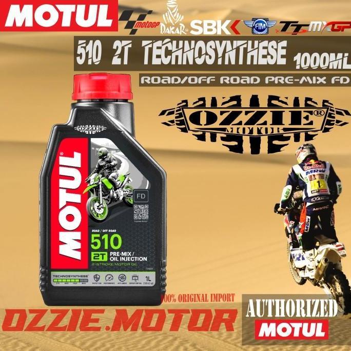 OLI MOTUL 510 2T 1000ml FD SAMPING ASLI IMPORT ORIGINAL FRANCE DUPLI