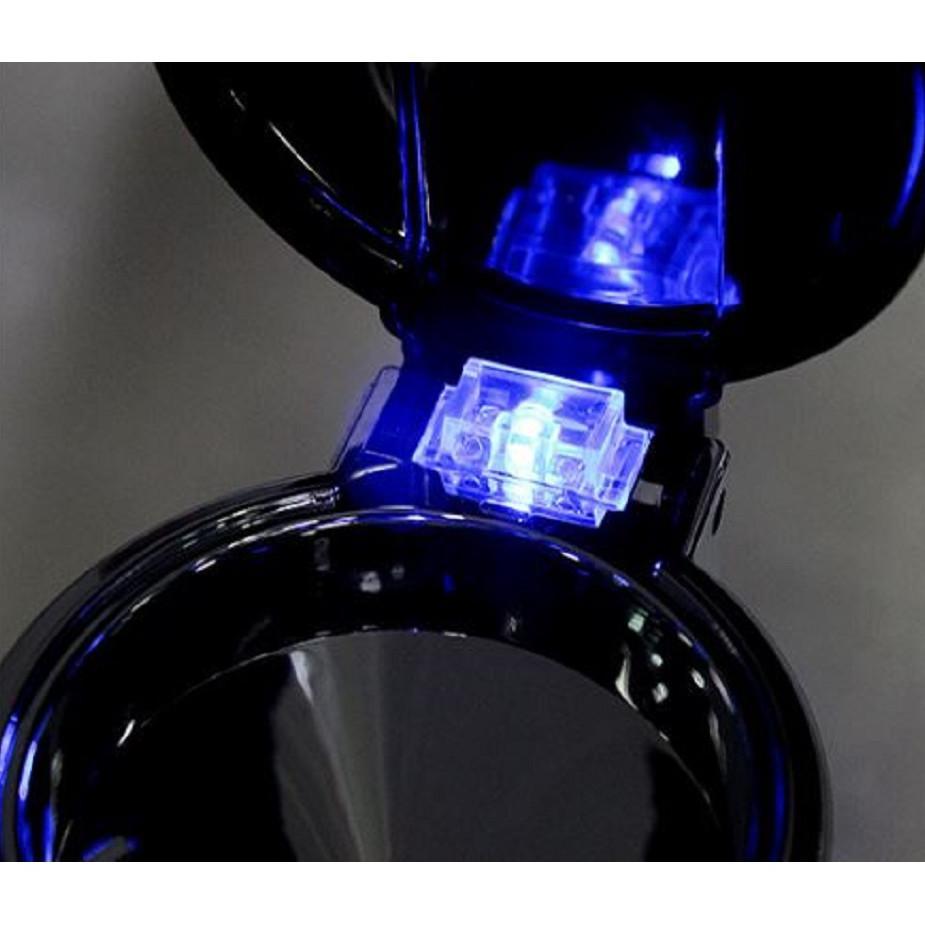 HOT SALE Asbak LED Hitam lampu biru logo merk HONDA CRV HRV BRV Mobilio Jazz Brio City Civic Freed P