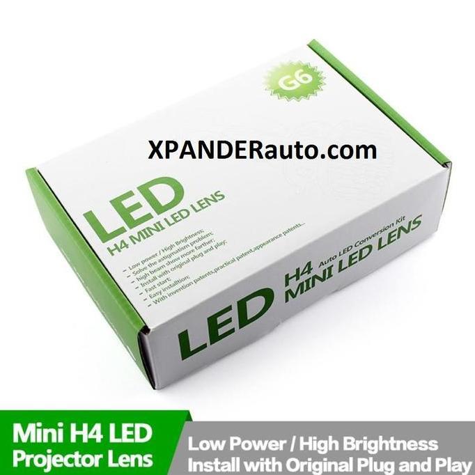 Promo XPANDER LED MOBIL H4 MINI PROJECTOR PROJIE Super Bright Cut Off proji Diskon