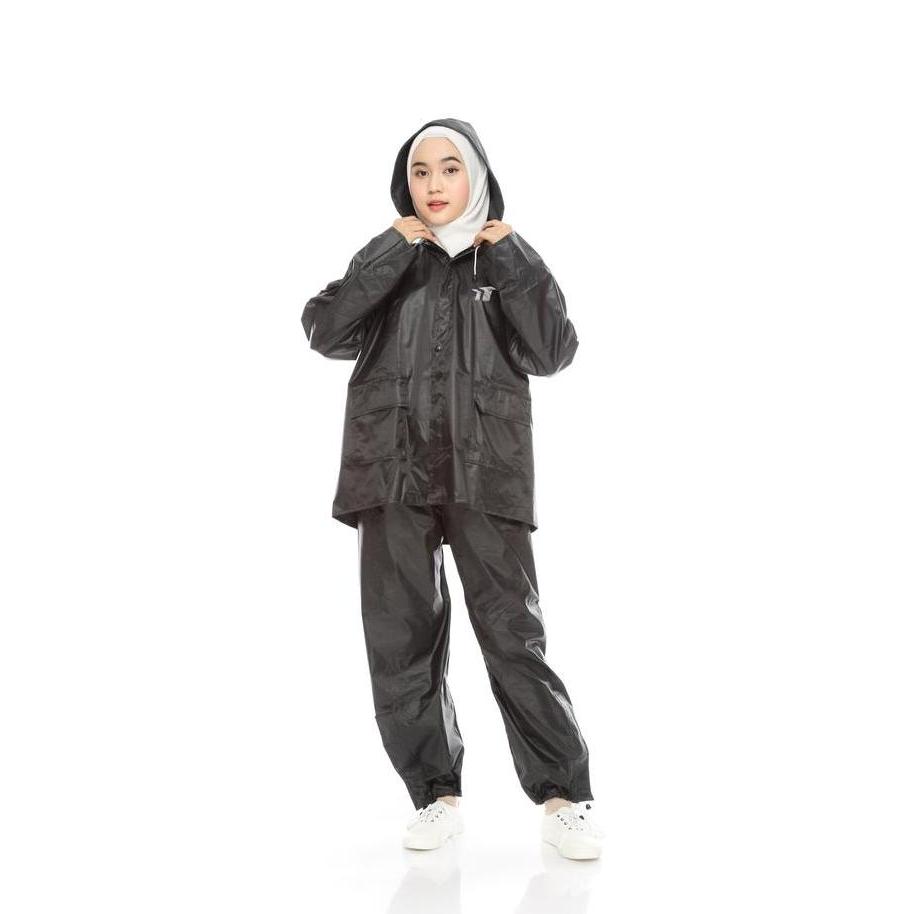 Jaket Jas Hujan Pria Wanita Tojan Set Jaket Celana Waterproof