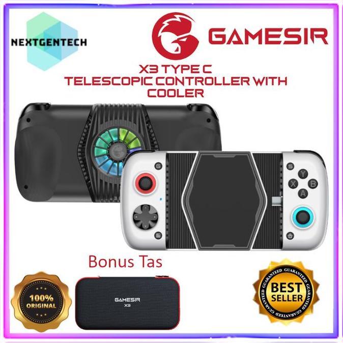 Gamesir X3 Type C Mobile Cooling Fan Gaming Gamepad Phone Controller