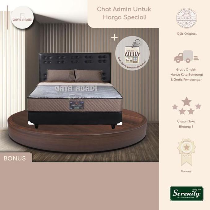 Terlaris Springbed Serenity Superstar / Kasur Serenity Superstar -  Serenity By Elite Springbed
