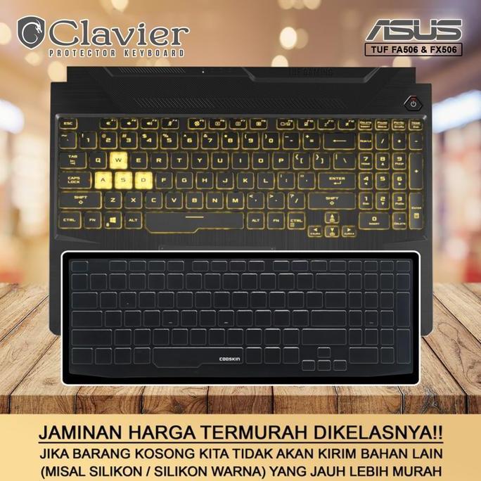 Keyboard Protector Cover Asus TUF F15 FX506 FX506H FX506HE FX506HM Tpu