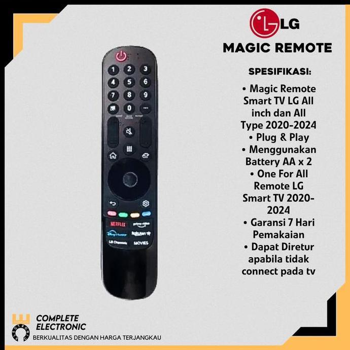 Remote TV LG Remote Magic TV LG Remote Control LG Smart TV ANMR22