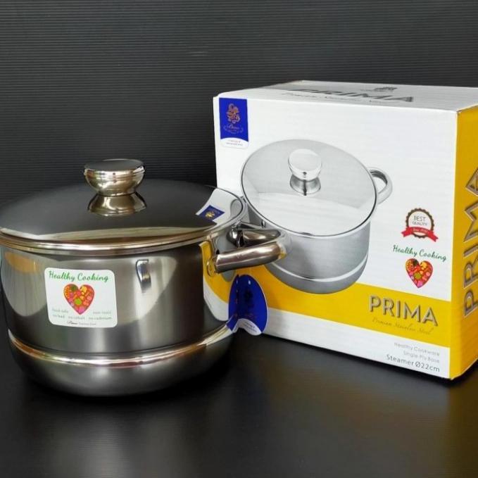 TERMURAH - panci langseng bima / panci kukus bima / panci Tanak nasi 22 /24 /26cm Air Kukusan