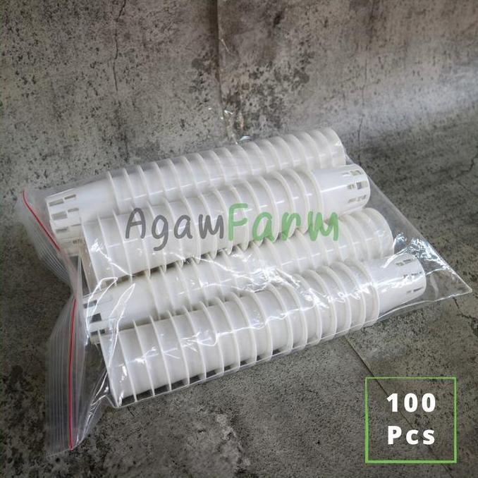 Grdx- Netpot Hidroponik 5Cm Putih Paket 100Pcs | Netpot Hidroponik 5 Cm Putih | Netpot Hidroponik Pu