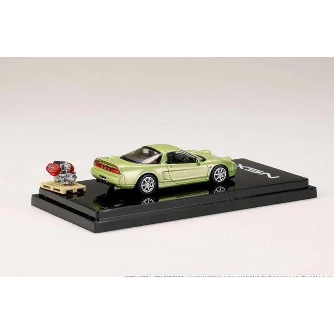 Promo HJ644006BGR - Hobby Japan Honda NSX Coupe with Engine Display Model LIME GREEN METALLIC Diskon