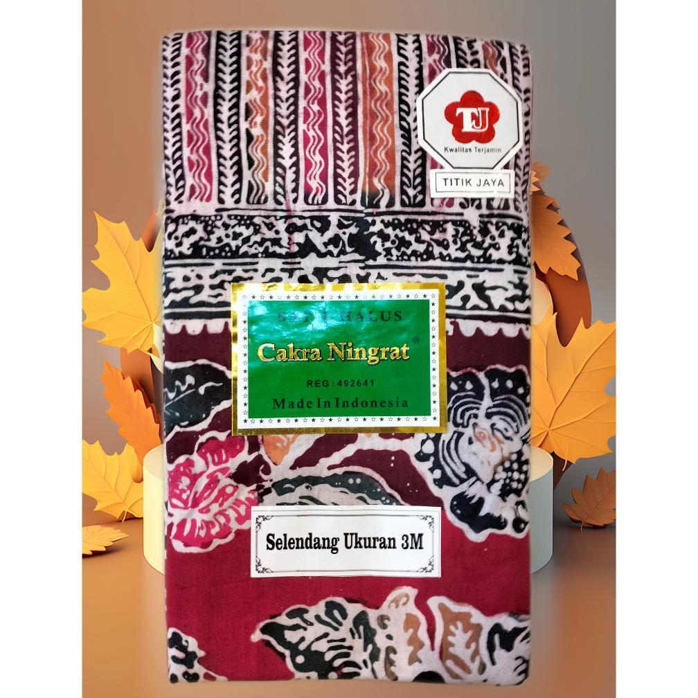 TERBARU SELENDANG BATIK CAKRA NINGRAT 3M | GENDONGAN JARIK BAYI KAIN BATIK