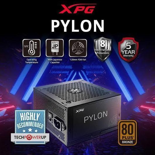 TERBARU - PSU Adata XPG Pylon 650 watt - Bronze 80+ - PSU 650watt Adata Pylon