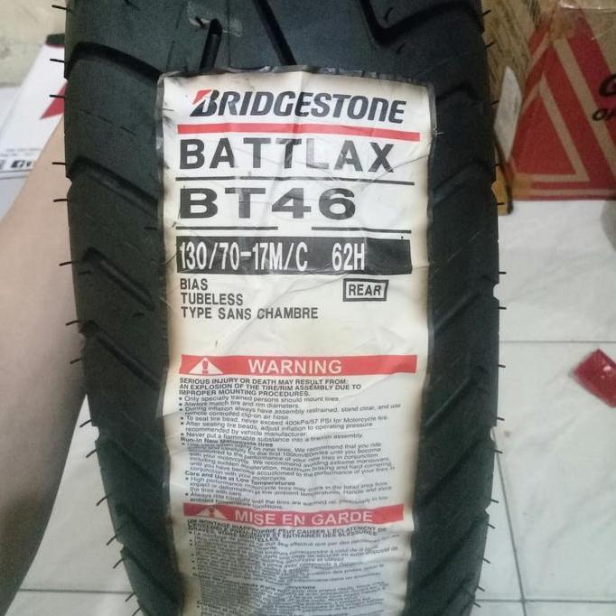 Terlaris Ban Luar Battlax Bt 46 Ukuran 130/70-17