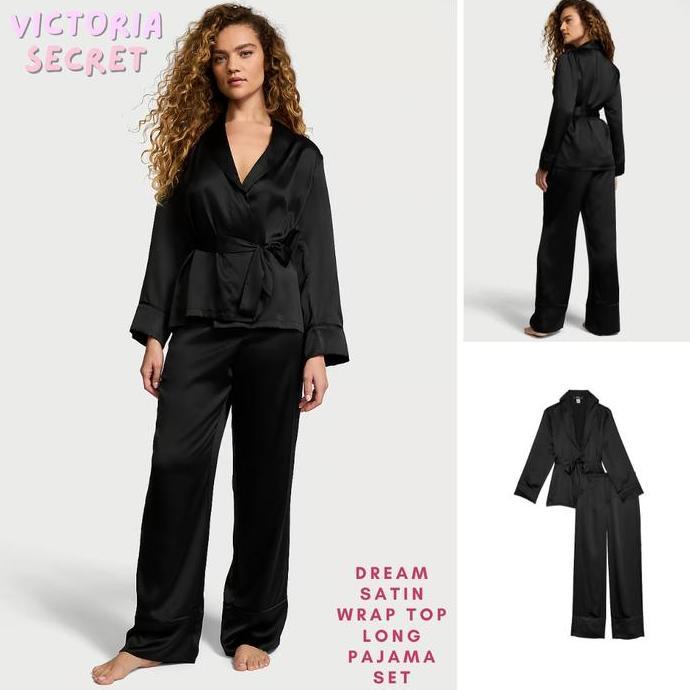 Victoria Secret Vs Pajamas Piyama Sleepwear Set Wanita Woman Original