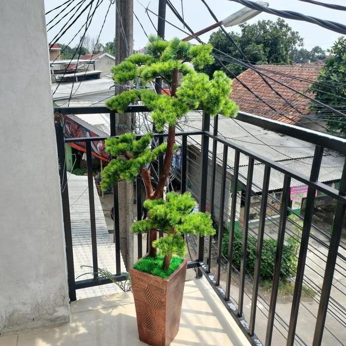 Pohon Bonsai Cemara Udang/Bonsai Cemara Udang Artificial/ Pohon Bonsai Tinggi 1,5 m WAR
