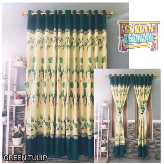 Dimari- Gorden Motif Bunga Tulip Ungu Ring 12 Gorden Bunga Tulip Ungu Gorden Tulip Ungu Gorden Smokr