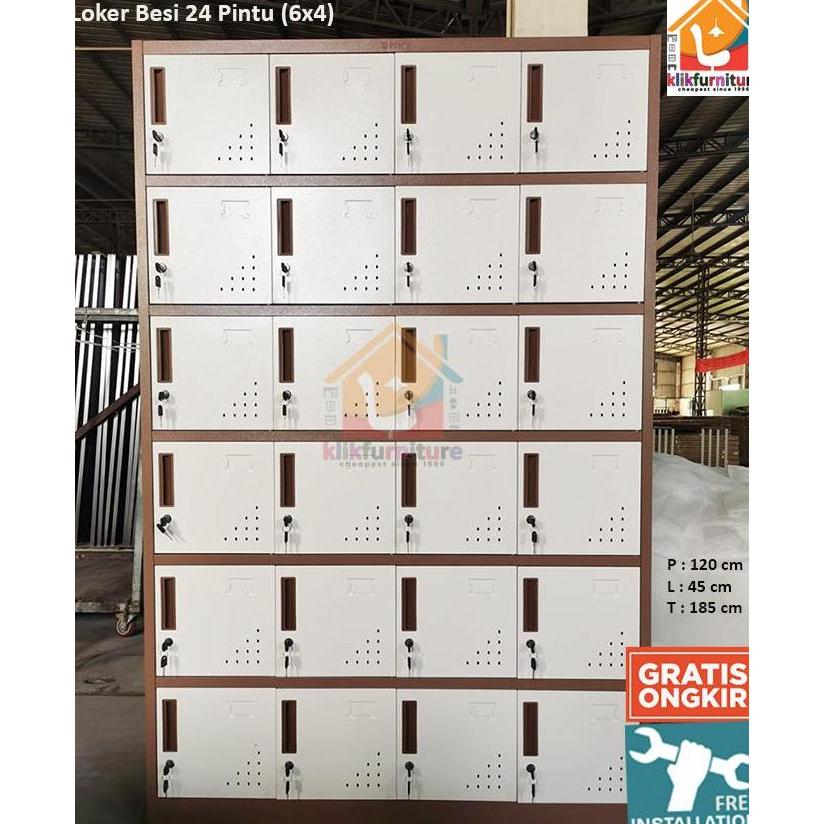Dicdoc- Locker Besi / Loker Besi / Loker File Besi 24 Pintu Akl24